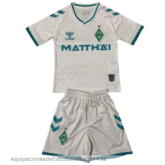 Nuevo 2ª Conjunto De Niños Werder Bremen 23/24 Blanco Baratas